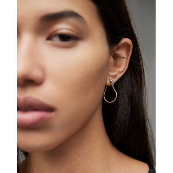 All Saints Earrings Pavé Snake Earrings - Picture 2 of 15